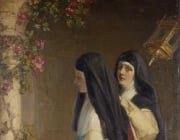 Talbot_Hughes_, _Two_Nuns_in_a_Cloister1
